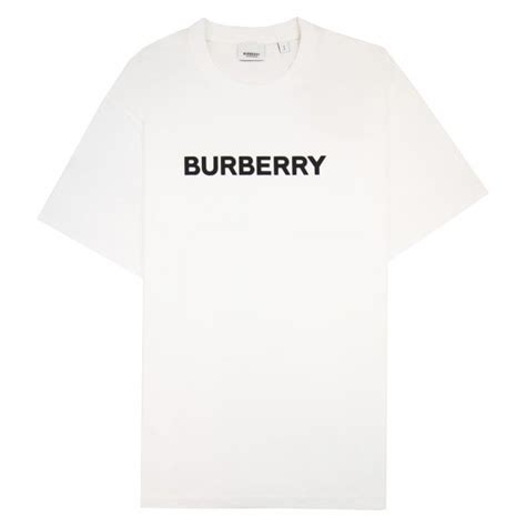 burberry logo white|burberry white tee.